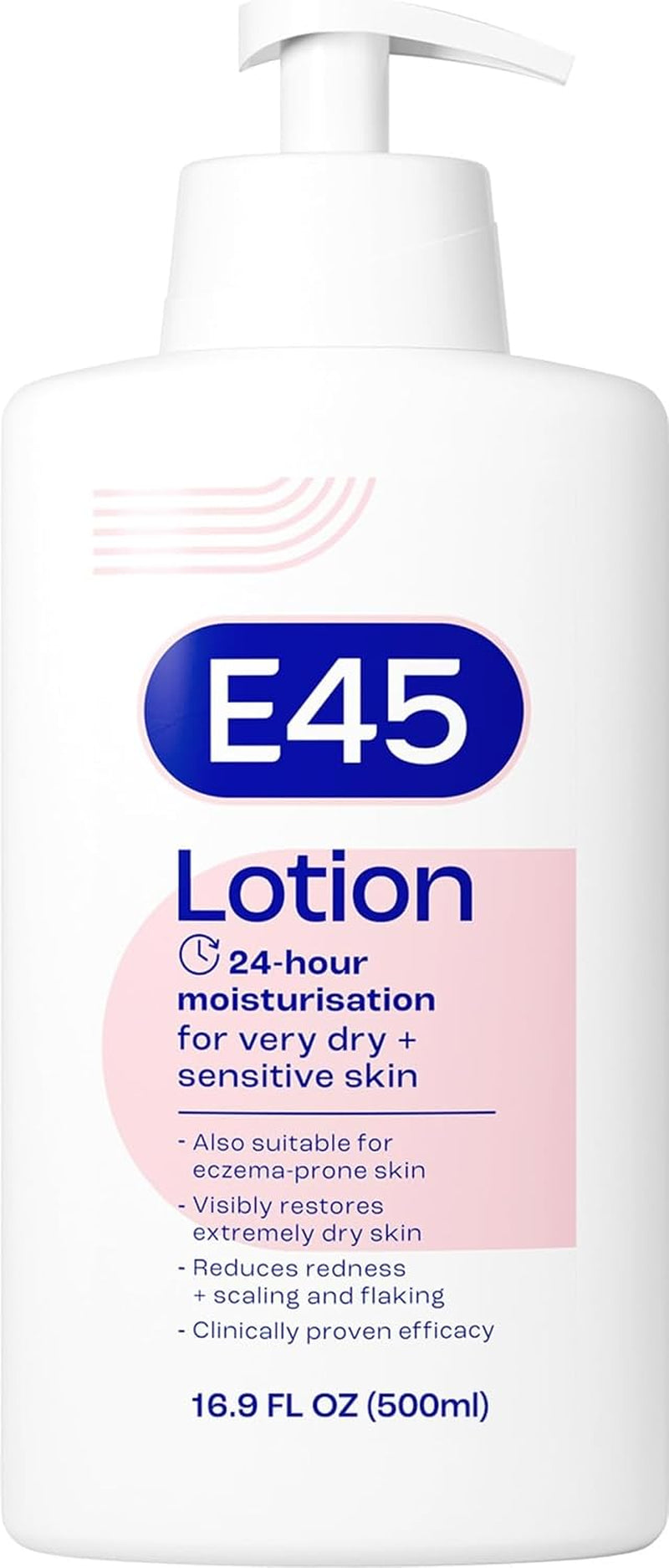 E45 Moisturising Lotion 500ml – Long-Lasting Hydration for Dry & Sensitive Skin
