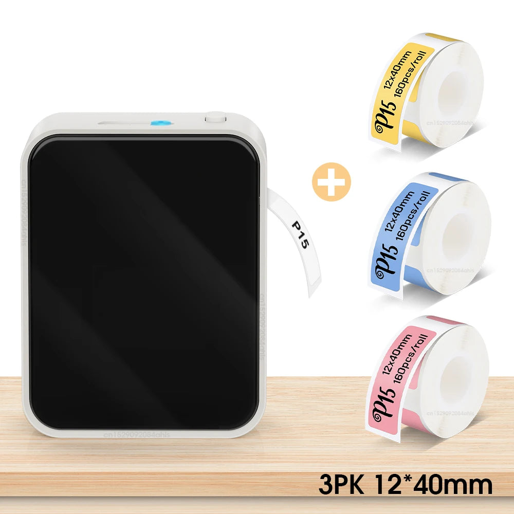 Portable Bluetooth Label Printer  Inkless & Wireless