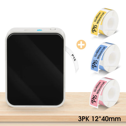 Portable Bluetooth Label Printer  Inkless & Wireless