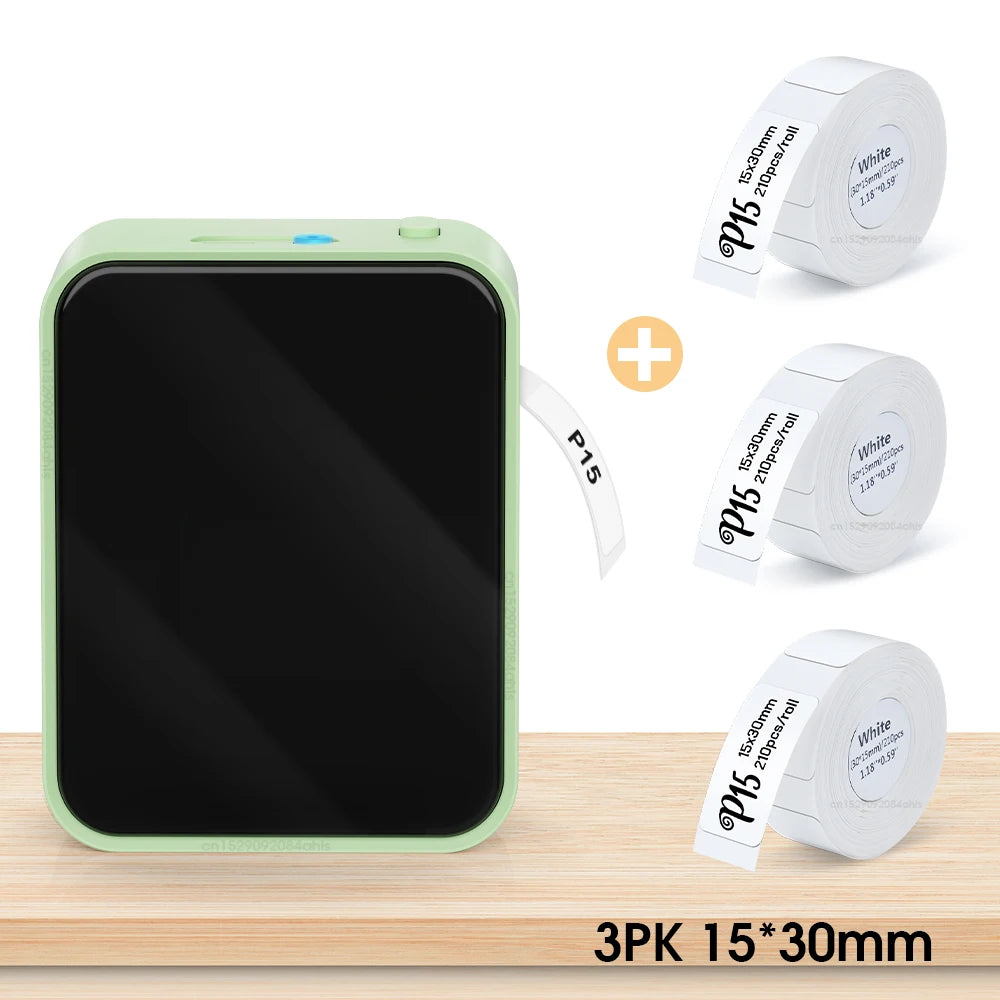Portable Bluetooth Label Printer  Inkless & Wireless
